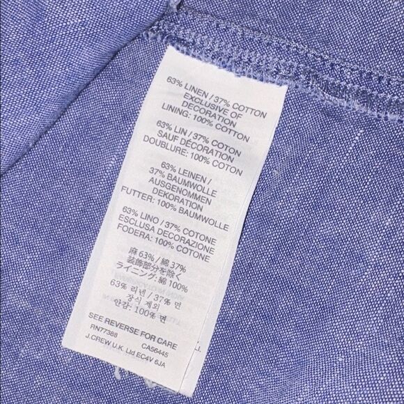 J. Crew Linen Sleeveless Top size 4 - Picture 5 of 5